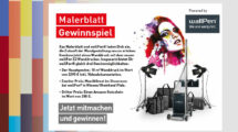 Malerblatt und wallPen - Gewinnspiel im Juli