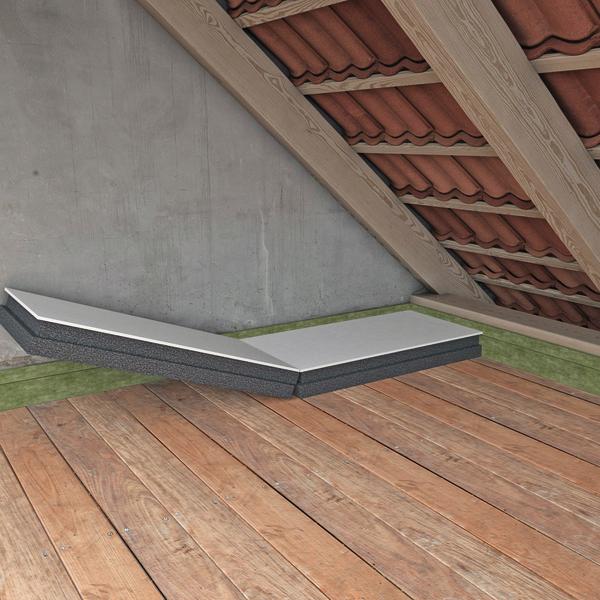 Schnell verlegt Neues Dachboden-Dämmelement