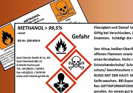 Gefährliche Gemische brauchen neue Etiketten