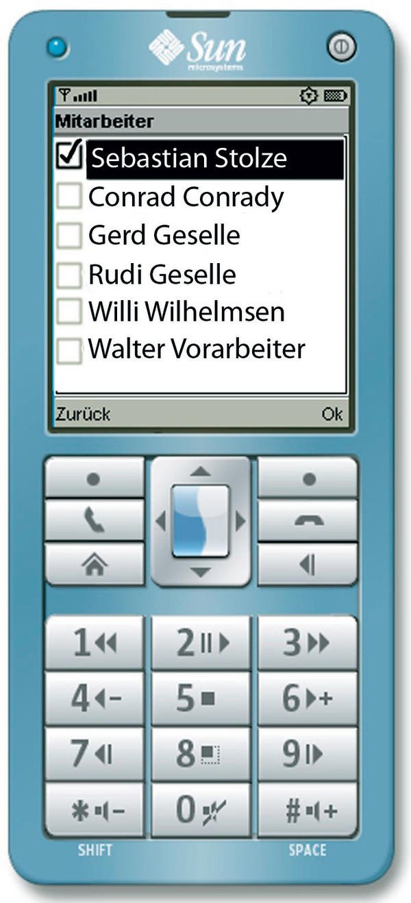 Stundenzettel per SMS Zeiterfassung via Handy