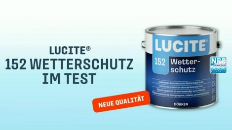 Neuer LUCITE® 152 Wetterschutz  - Hochelastischer Holzschutz-Allrounder