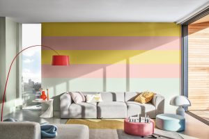 Die lebendigen Farbtöne der „Play“-Palette . Dulux Trendfarbe 2020