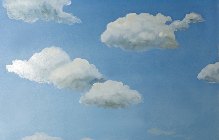 Himmelmalerei: Schönwetterwolken
