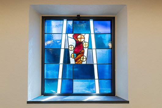 St. Walburga Mosaikfenster