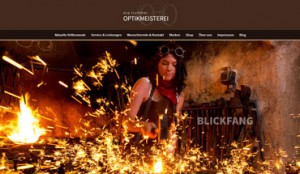 Die diesjährige Gewinnern Eva Trummer mit ihrer Webseite "Optikmeisterei"